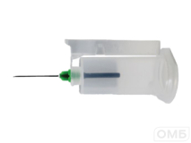 Игла двусторонняя для взятия крови с присоединенным держателем с защитой от укола иглой Improsafe (Multy-sample needle and safety holder Improsafe), вариант исполнения: 0,8 мм х 38 мм (21G*1 ½")