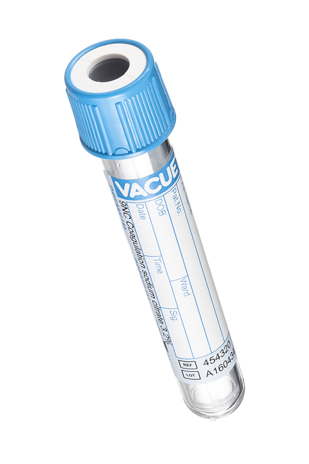 Голубая пробирка greiner