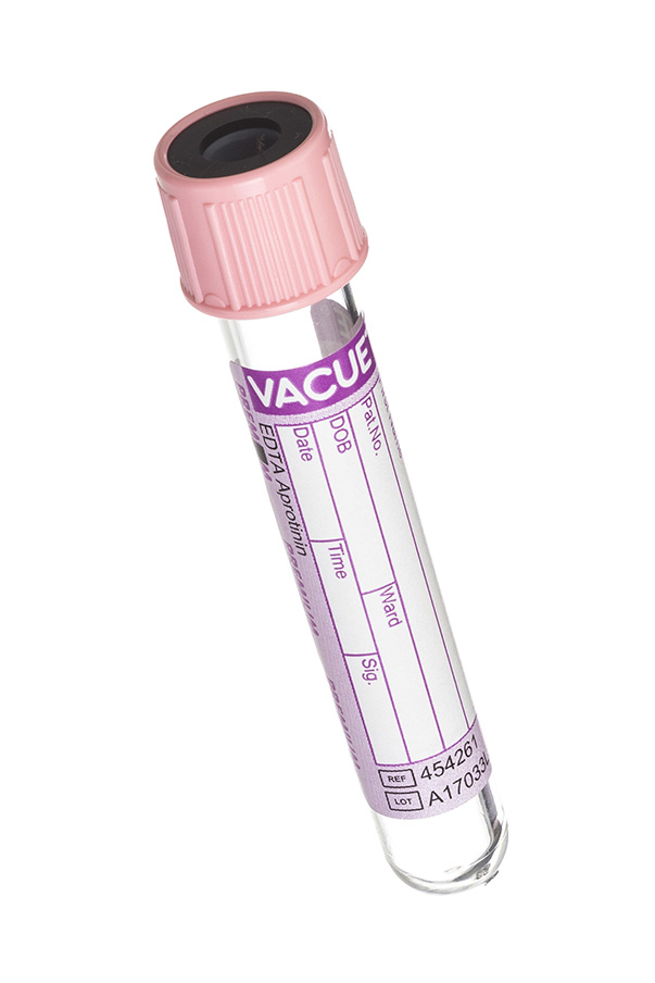 розовая пробирка greiner