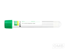 Пробирки вакуумные "Acti-Fine" для забора венозной крови с добавками и без по ТУ 32.50.50-001-00057974-2017, в варианте исполнения: 8. Пробирки вакуумные «Acti-Fine®» для забора венозной крови с литий гепарином, гелем: размер 13х100 мм, объем 5,0 мл