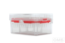 Наконечники одноразовые стерильные для микропипеточных дозаторов, с фильтром, в штативе объемом 10 мкл, градуированные