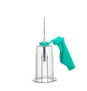 Игла двусторонняя 22Gх1'' ("VACUETTE®" "VISIO PLUS" с камерой визуализации, в комплекте с держателем с защитой от укола, черная 0,7х25 мм)