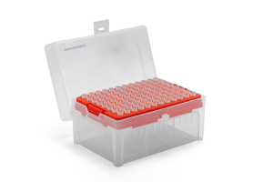 Наконечники одноразовые стерильные для микропипеточных дозаторов, с фильтром, в штативе объемом 10XL/20 мкл, градуированные, удлиненные