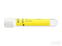 Пробирки вакуумные «Acti-Fine®» для сбора проб мочи по ТУ 32.50.50-003-00057974-2020 в варианте исполнения: 1. Пробирки вакуумные "Acti-Fine®" для сбора проб мочи без добавок (вид 293730): - размер 13x75 мм, объем: 4,0 мл
