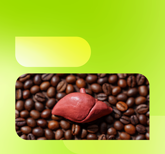 Кофеин и хлорогеновые кислоты в кофе: новые данные о механизмах гепатопротекторного действия